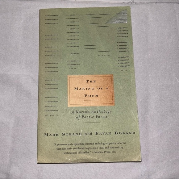 Book Paperback: The Making of a Poem: A Norton Anthology of Poetic Forms - Picture 3 of 6